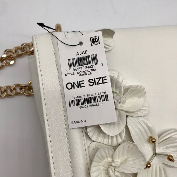 I.N.C. International Concepts Vanilla Ajae Flap Floral Crossbody Bag - Picture 10 of 11